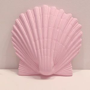 Vintage Pastel Pink Shell Wall Decor